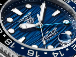 TAG Heuer Aquaracer Professional 300 GMT Blue Dial Stainless Steel Watch, 42mm Outlet