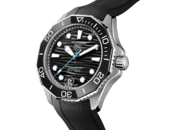 TAG Heuer Aquaracer Professional 300 Black Dial Black Rubber Strap Watch, 42mm Hot