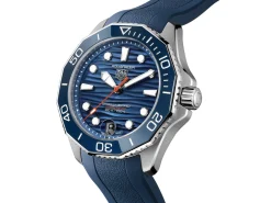 TAG Heuer Aquaracer Professional 300 Blue Dial Blue Rubber Strap Watch, 42mm Online