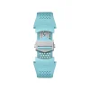 TAG Heuer Calibre E5 Light Blue Perforated Rubber Strap, 45mm New