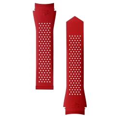 TAG Heuer Calibre E5 Red Perforated Rubber Strap, 45mm Online