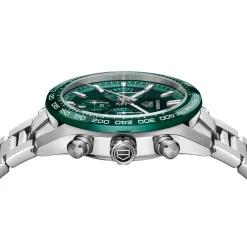 TAG Heuer Carrera Chronograph Green Dial Watch, 44mm Sale
