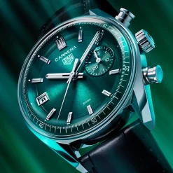 TAG Heuer Carrera Chronograph Green Dial, 39mm Best