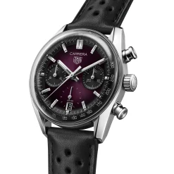 TAG Heuer Carrera Chronograph Purple Dial Watch, 39mm Clearance
