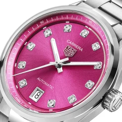 TAG Heuer Carrera Date Watch Pink Dial, 36mm Online