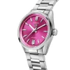 TAG Heuer Carrera Date Watch Pink Dial Steel Bracelet, 36mm Clearance