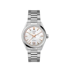 TAG Heuer Carrera Date White Dial Watch, 36mm New