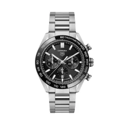 TAG Heuer Carrera Heuer 02 Automatic Mens Black Steel Watch Clearance