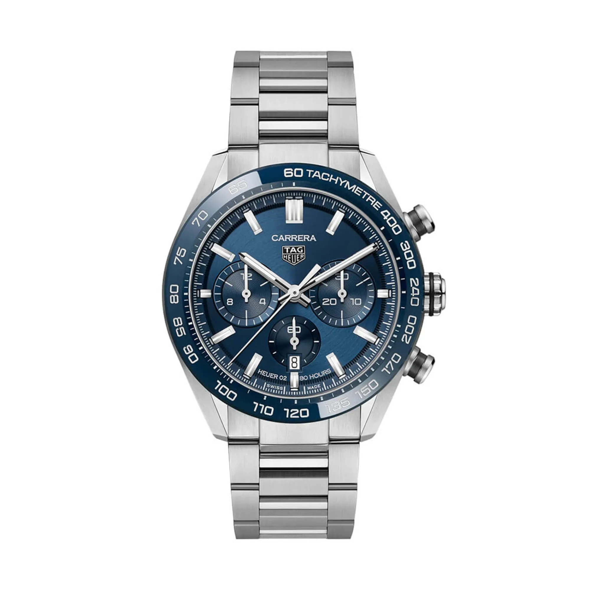 TAG Heuer Carrera Heuer 02 Automatic Mens Blue Steel Watch Clearance