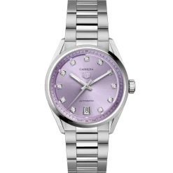 TAG Heuer Carrera Purple Dial Watch, 36mm