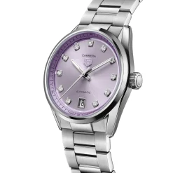 TAG Heuer Carrera Purple Dial Watch, 36mm