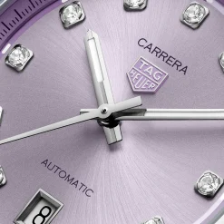 TAG Heuer Carrera Purple Dial Watch, 36mm