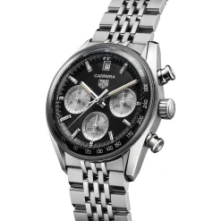TAG Heuer Chronograph Black Dial Watch, 39mm Clearance
