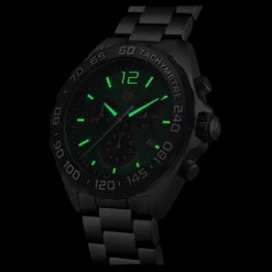 TAG Heuer Formula 1 Chronograph Green Dial, 43mm Clearance
