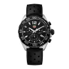 TAG Heuer Formula 1 Quartz Mens Black Rubber Chronograph Watch Outlet