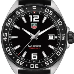 TAG Heuer Formula 1 Quartz Mens Black Rubber Watch, 41mm