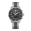 TAG Heuer Formula 1 Quartz Mens Grey Steel Black Ceramic Chronograph Watch Sale