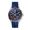 TAG Heuer Formula 1 Red Bull Racing Watch Blue Dial Blue Rubber Strap, 43mm