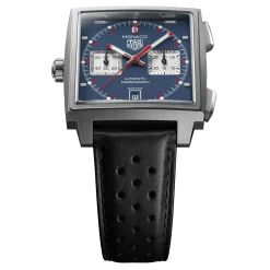 TAG Heuer Monaco Chronograph Blue Dial Watch, 39mm Clearance