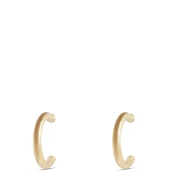 Three-Quarter Hoop Baby Earrings, 14K Yellow Gold Sale