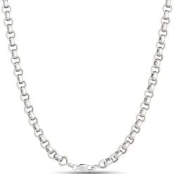 Toscano Classic Rolo Link Necklace, Sterling Silver Discount
