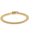 Toscano Cuban Curb Chain Bracelet 14K Yellow Gold, 8.5" Discount