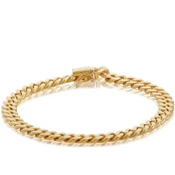 Toscano Cuban Curb Chain Bracelet 14K Yellow Gold, 8.5" Discount