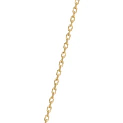 Toscano Cubic Linear Drop Necklace 14K Yellow Gold Outlet