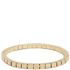 Toscano Cubic Stretchy Bracelet, 14K Yellow Gold Hot