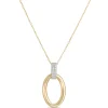 Toscano Door Knocker Pendant with Diamonds, 18K Yellow Gold Outlet