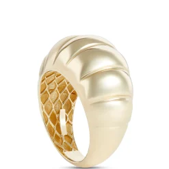 Toscano Fluted Ring, 14K Yellow Gold Size 7 Sale