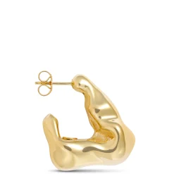 Toscano Freeform Hoop Earrings, 14K Yellow Gold Sale