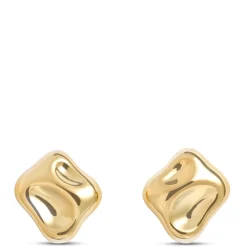 Toscano Freeform Stud Earrings, 14K Yellow Gold Clearance