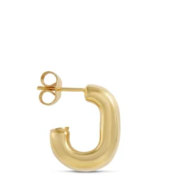 Toscano Half-Oval Hoops, 14K Yellow Gold Sale