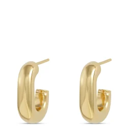 Toscano Half-Oval Hoops, 14K Yellow Gold Sale