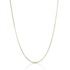 Toscano Half Round Box Chain 14K, 24" Best
