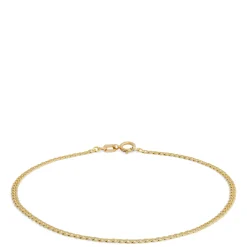 Toscano 7.5-Inch Curb Link Bracelet, 14K Yellow Gold Online