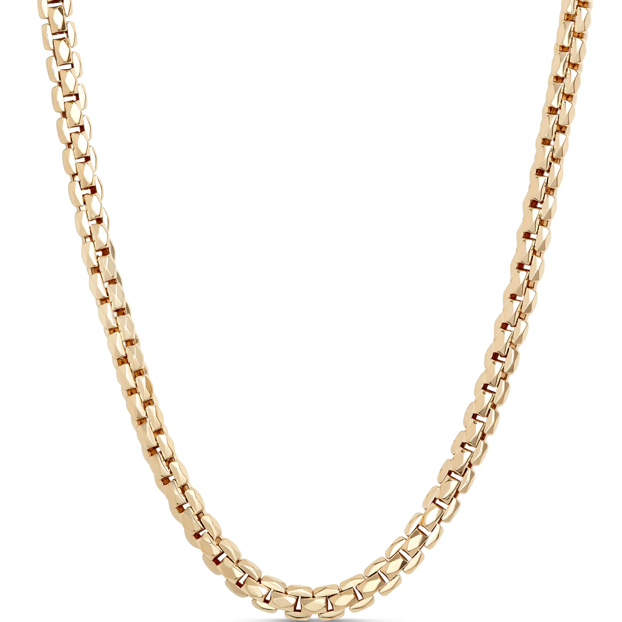 Toscano 24-Inch Diamante Link Necklace, 14K Yellow Gold Discount
