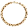 Toscano 8.5-Inch Double Oval Bracelet, 14K Yellow Gold Hot