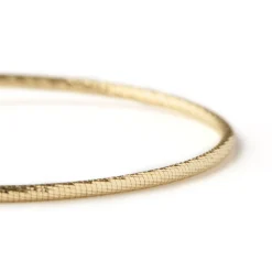 Toscano 7-Inch Flexy Wire Bracelet, 14K Yellow Gold Sale