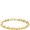 Toscano 9-Inch Forzata Link Bracelet, 14k Yellow Gold New