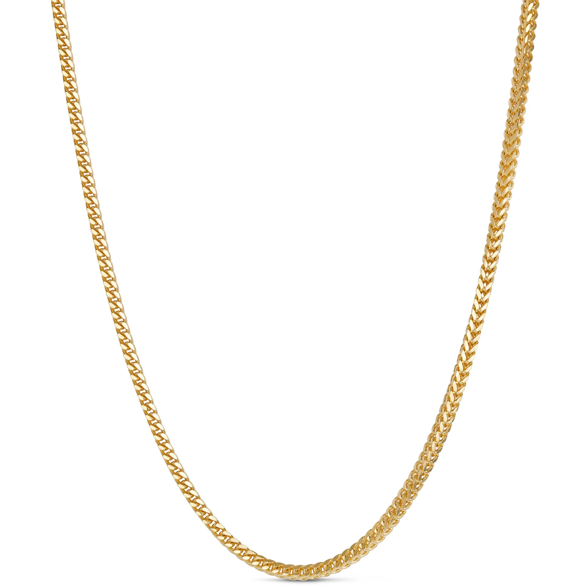 Toscano 24-Inch Franco Chain, 18K Yellow Gold Clearance