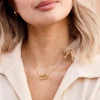 Toscano 18-Inch Interlocking Circles Necklace, 14K Yellow Gold Hot