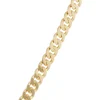 Toscano 24-Inch Mirror Curb Necklace, 14K Yellow Gold