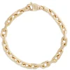 Toscano 8.5-Inch Oval Link Bracelet, 14K Yellow Gold New
