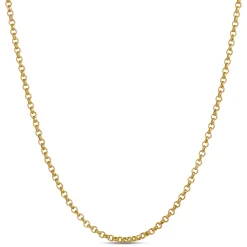 Toscano 24 Inch Rolo Link Necklace, 14k Yellow Gold Hot