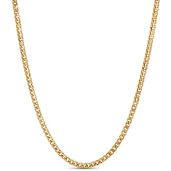 Toscano 24-Inch Round Franco Chain Necklace, 18K Yellow Gold Online