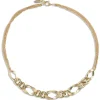 Toscano 17-Inch Three-Strand Large Links Chain, 14K Yellow Gold Outlet