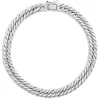 Toscano 8.5-Inch Tight Link Bracelet, 14K White Gold Best