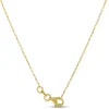 Toscano Italian-Crafted Circle Pendant Necklace, 14K Yellow Gold Best